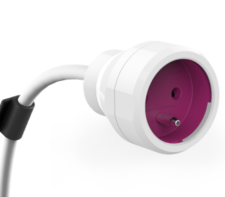 POWERCUBE PowerExtension 3m bílá/ růžová - 82736